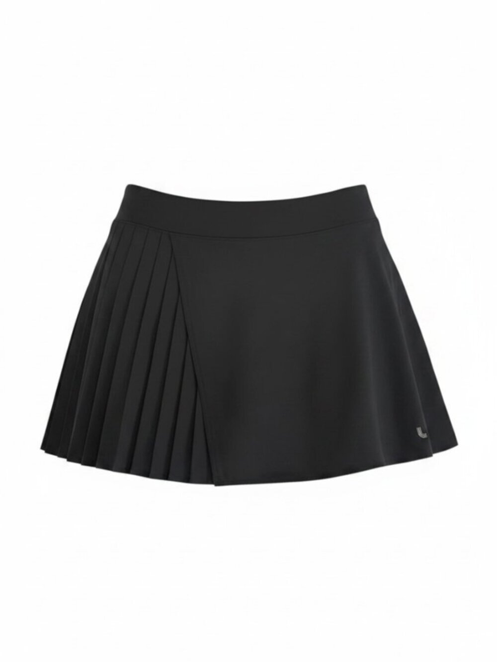 LOLË Black Pleated Tennis Skort Asymmetrical Athletic skirt shorts small